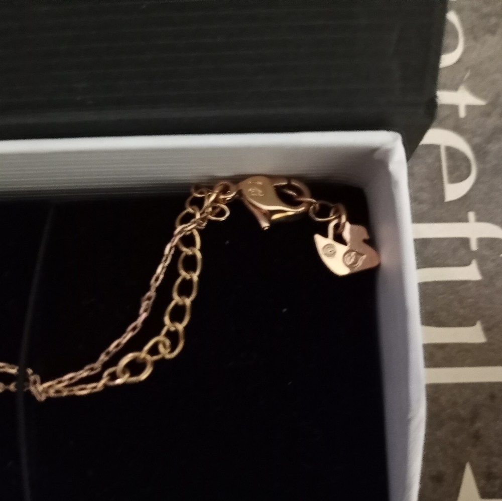 Swarovski Necklace Crystal Rose Gold - Picture 7 of 7